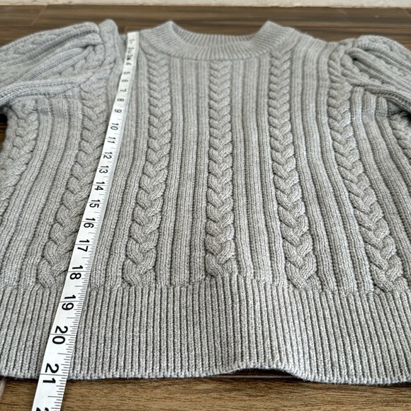 Wayf Gray Cable Knit Sweater - Picture 6 of 13
